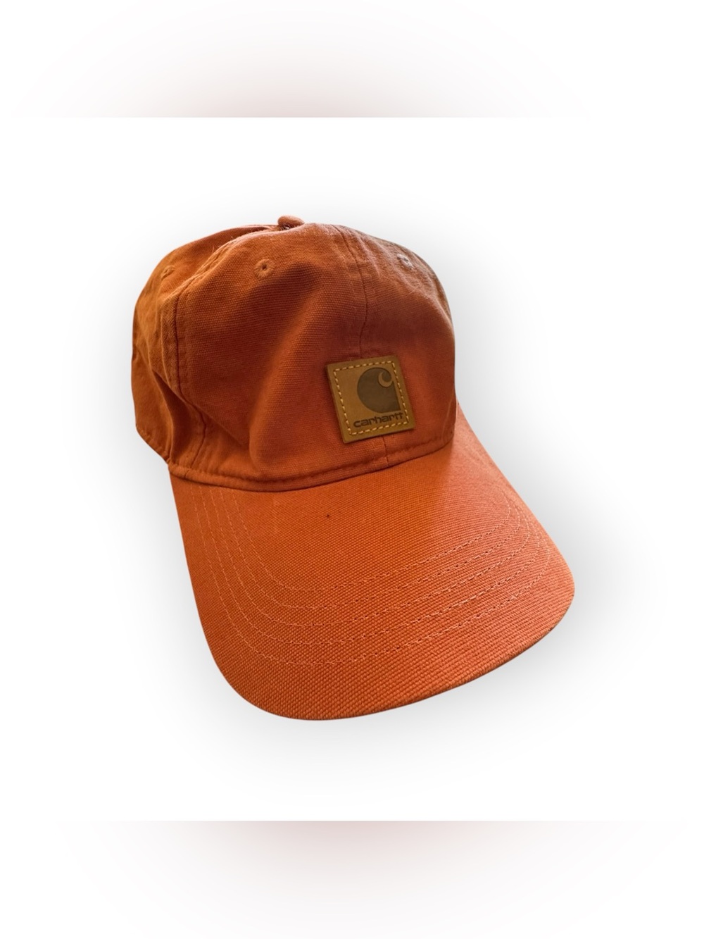 Carhartt Rust Orange Canvas Dad Hat